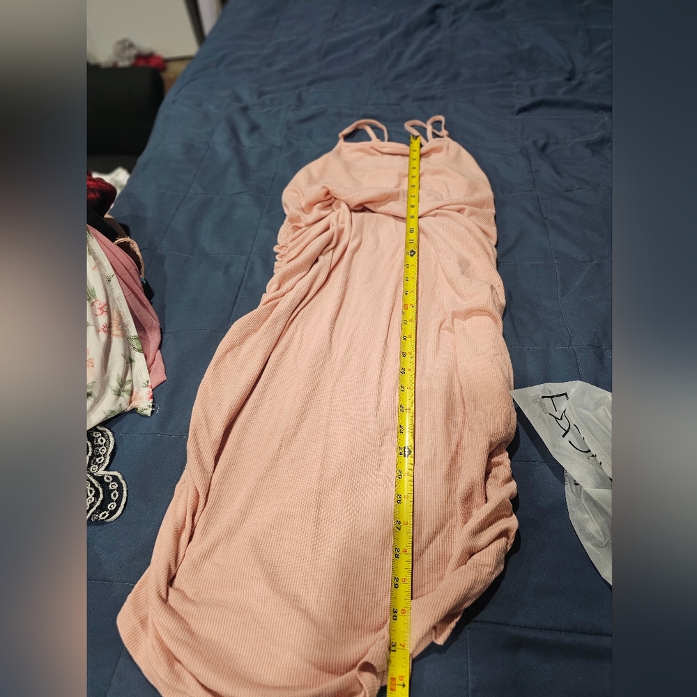 SHEIN Pink Maxi Dress